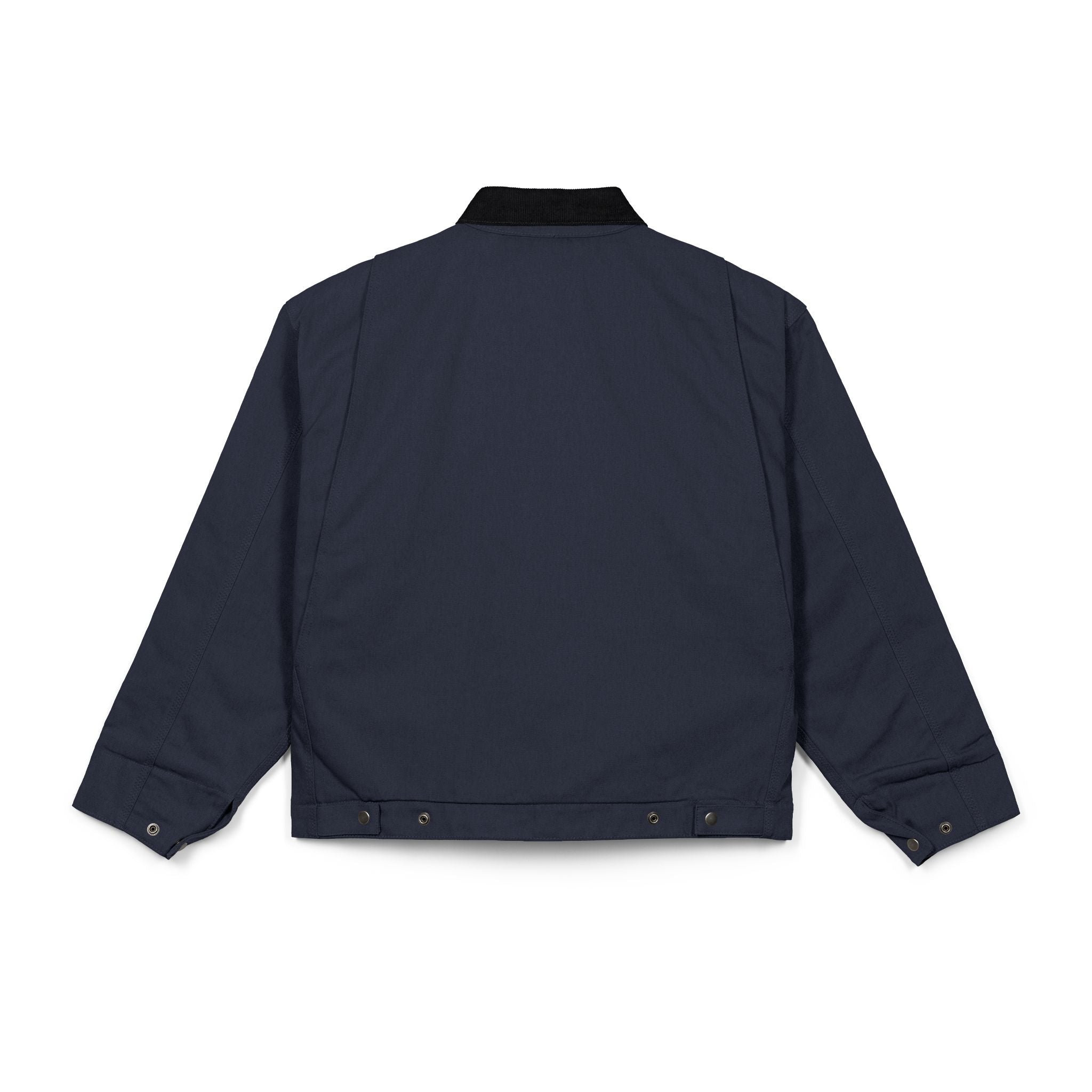 Embroidered Grey Duck Cloth Work Jacket – Durable Men’s Utility Coat