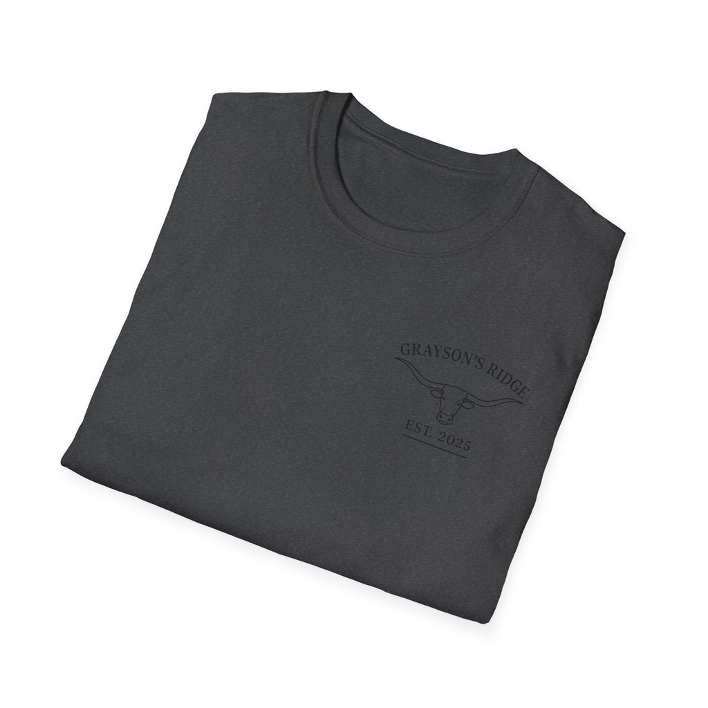 Longhorn Bull Graphic T-Shirt — Rustic Western Ranch Tee