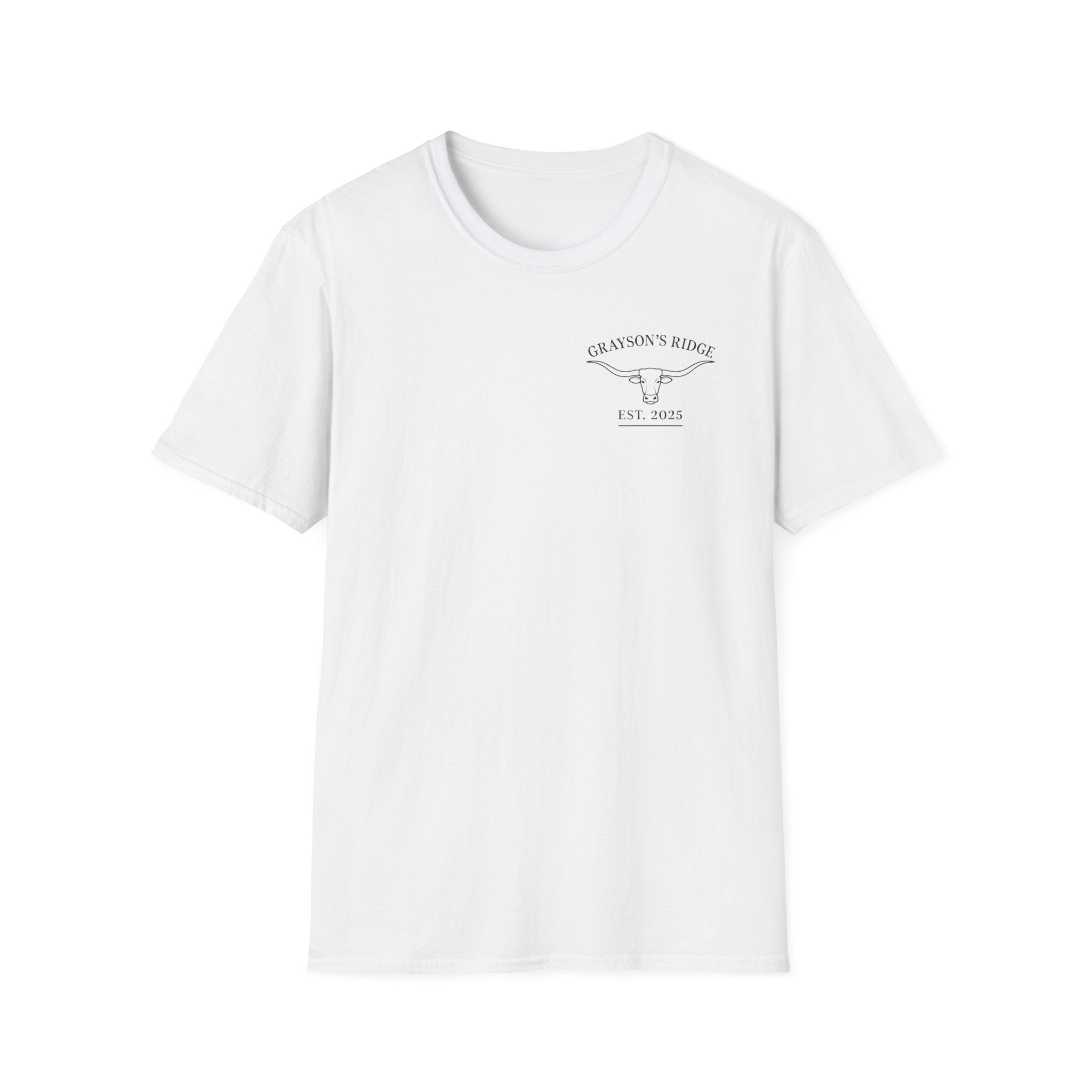 Longhorn Bull Graphic T-Shirt — Rustic Western Ranch Tee