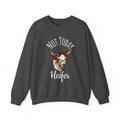Not Today Heifer Crewneck Sweatshirt — Funny Cow Graphic Pullover for Women & Farm Lovers