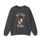 Not Today Heifer Crewneck Sweatshirt — Funny Cow Graphic Pullover for Women & Farm Lovers