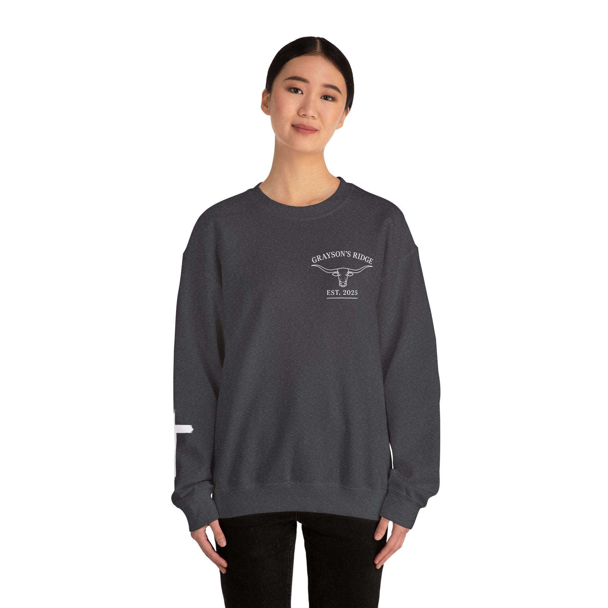 Crewneck Sweatshirt — Grayson’s Farm Vintage Logo (Established 2022)