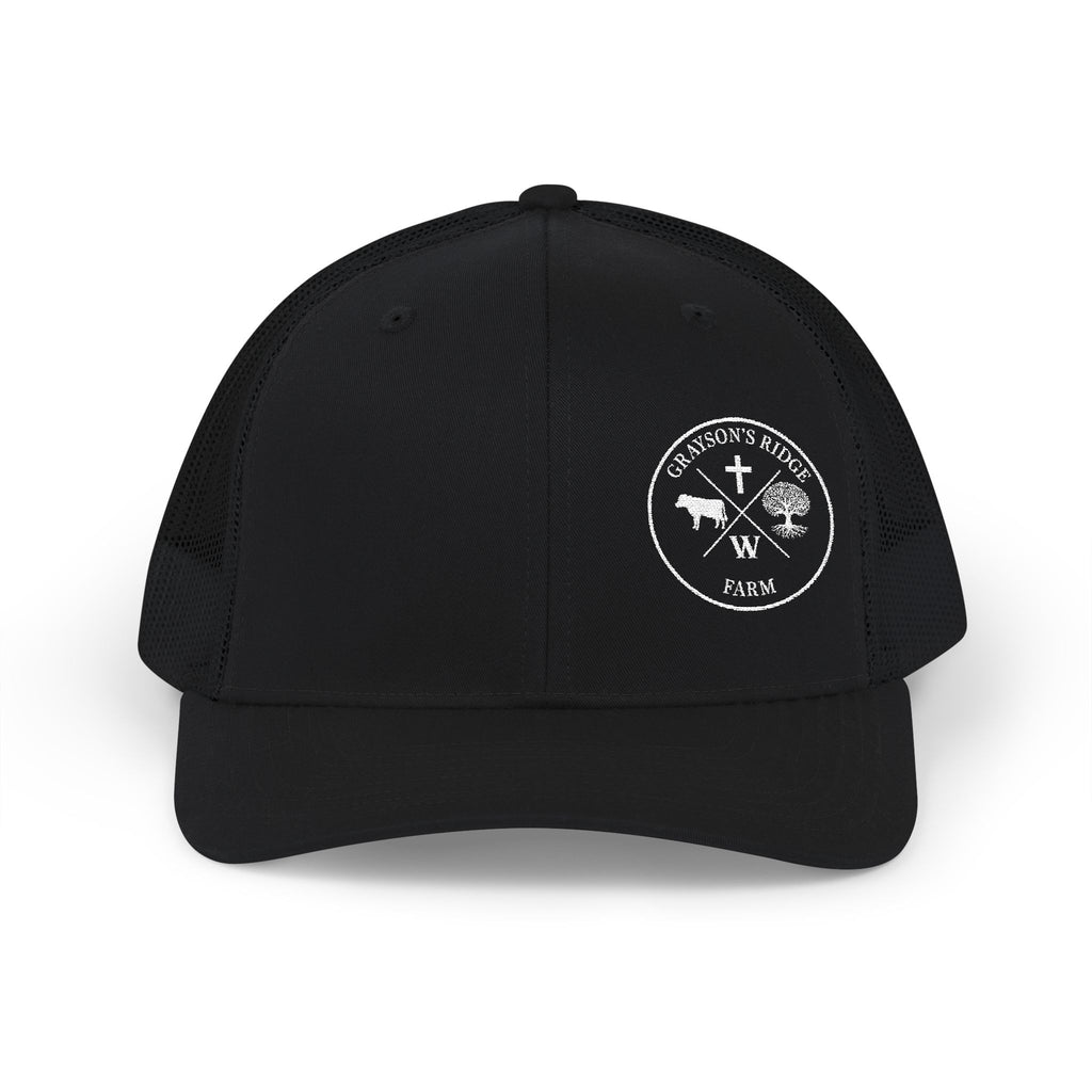 Embroidered Fishing Trucker Cap — Retro Angler Snapback