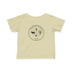 Infant Tee — 'Grayson's Ridge Farm' Minimal Farm Crest Baby T‑Shirt