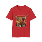 Herd That Bull Graphic T-Shirt — Farm Logo Back