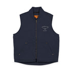 Duck Cloth Vest — Embroidered Heart & Wings Workwear Vest
