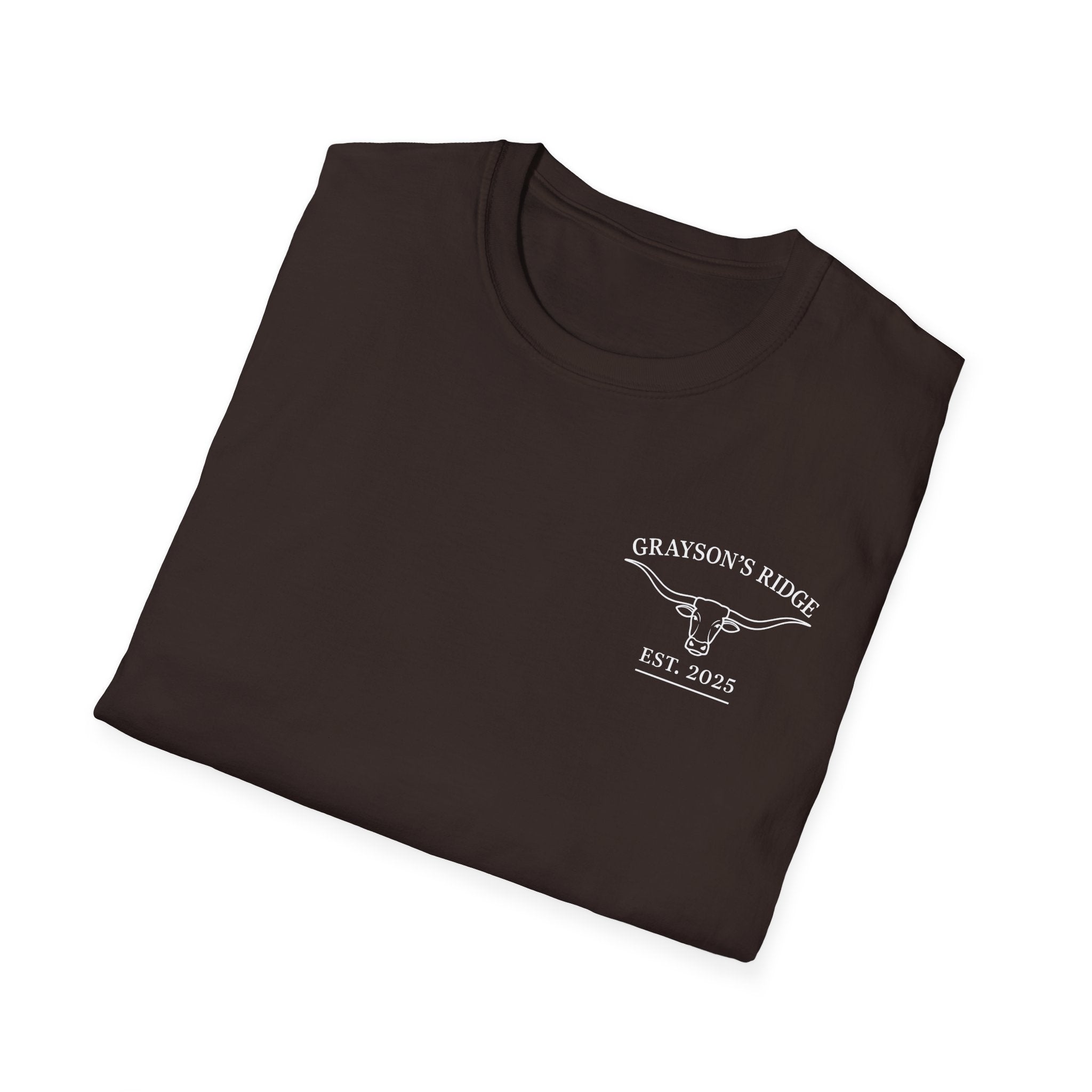 Longhorn Bull Graphic T-Shirt — Rustic Western Ranch Tee