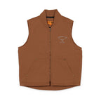 Duck Cloth Vest — Embroidered Heart & Wings Workwear Vest