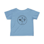 Infant Tee — 'Grayson's Ridge Farm' Minimal Farm Crest Baby T‑Shirt