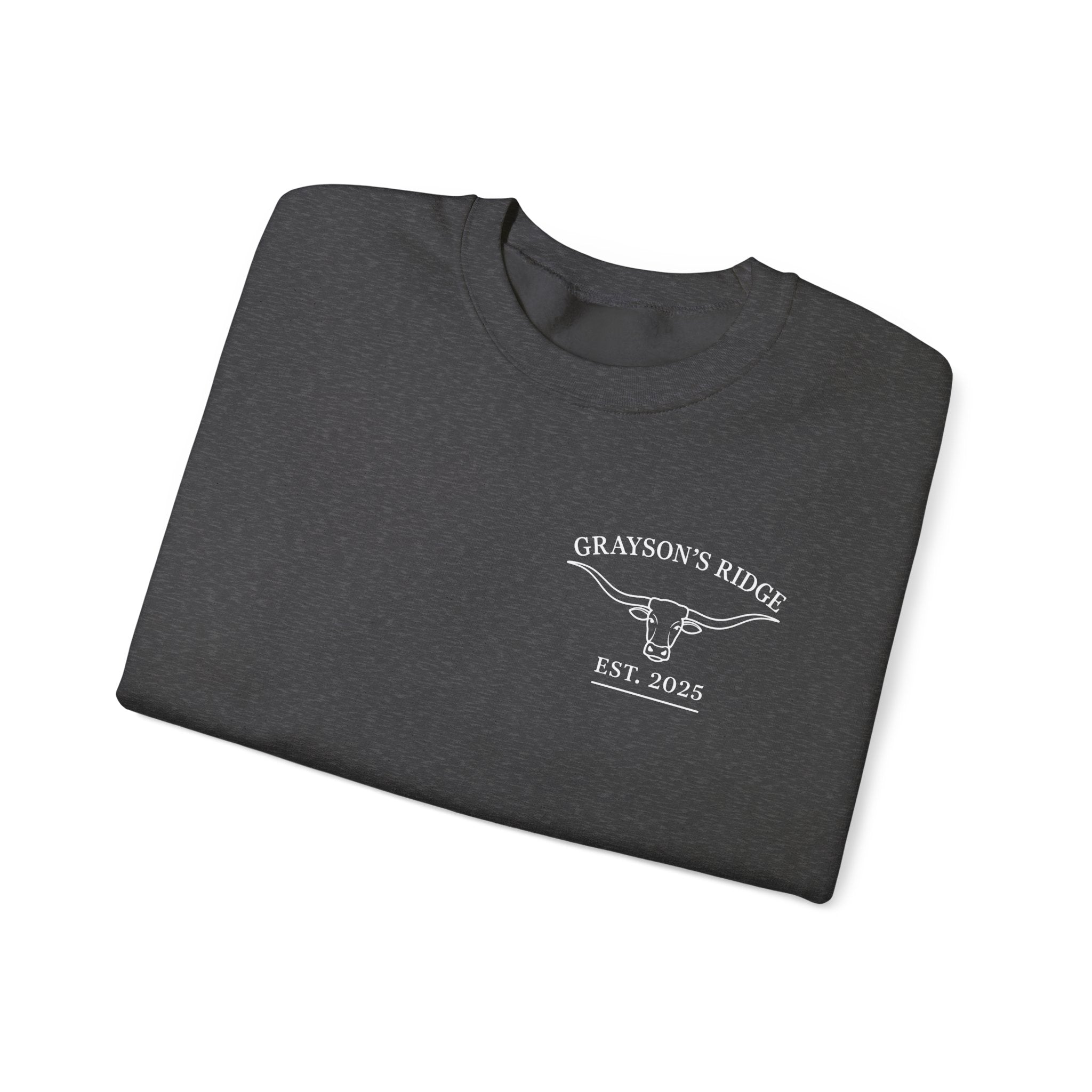 Crewneck Sweatshirt — Grayson’s Farm Vintage Logo (Established 2022)