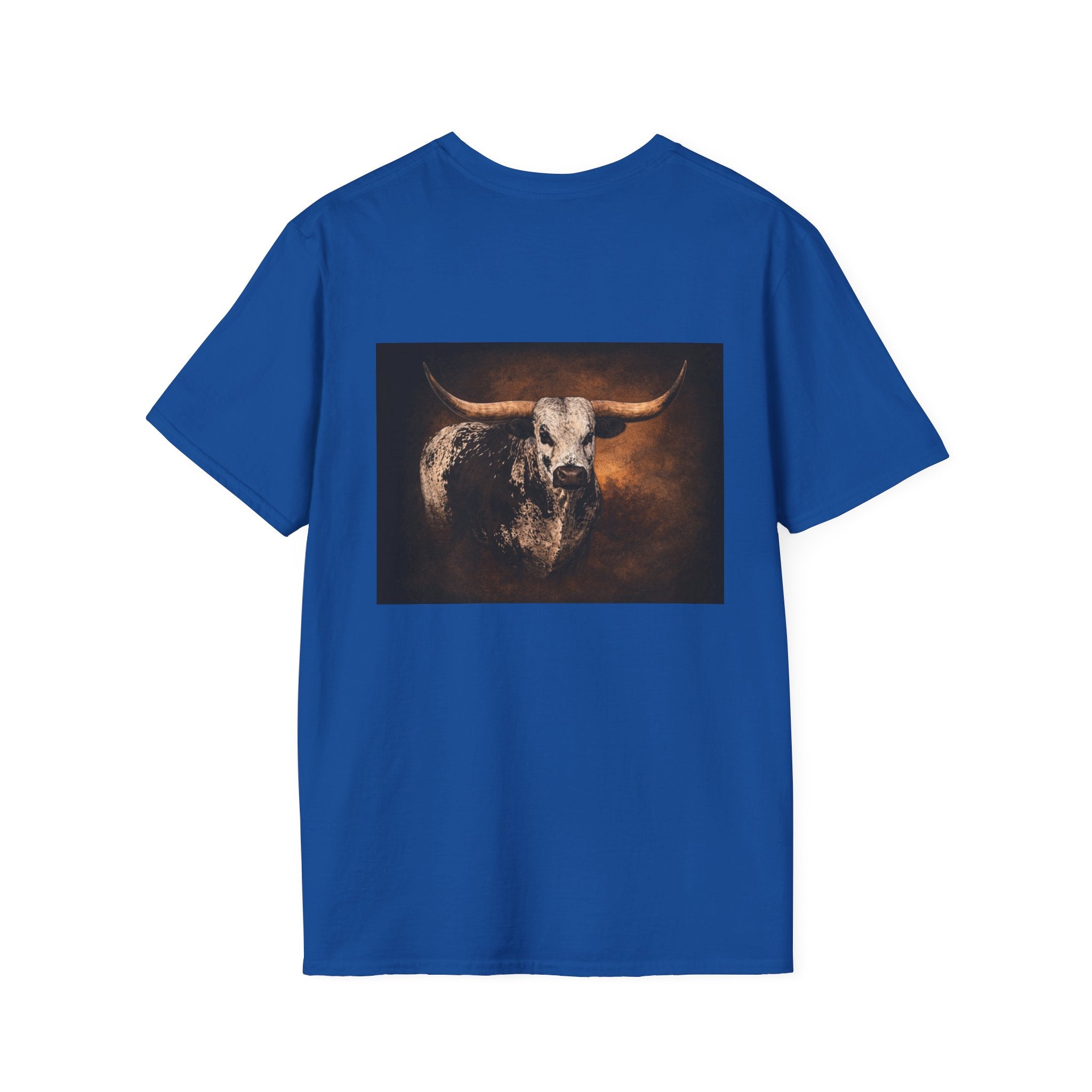 Longhorn Bull Graphic T-Shirt — Rustic Western Ranch Tee