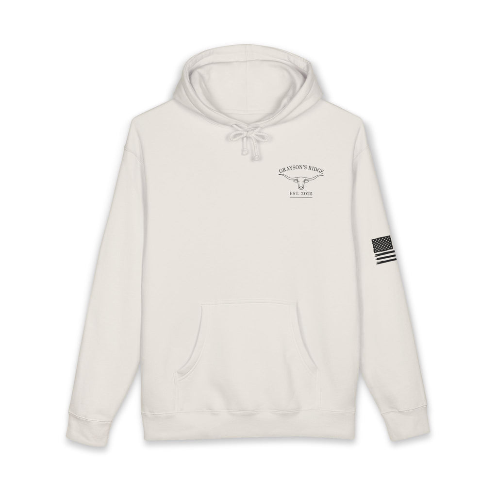 Farm Logo Hoodie — Grayson's Ridge Farm Chest & Back Graphic