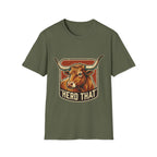 Herd That Bull Graphic T-Shirt — Farm Logo Back