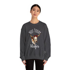 Not Today Heifer Crewneck Sweatshirt — Funny Cow Graphic Pullover for Women & Farm Lovers