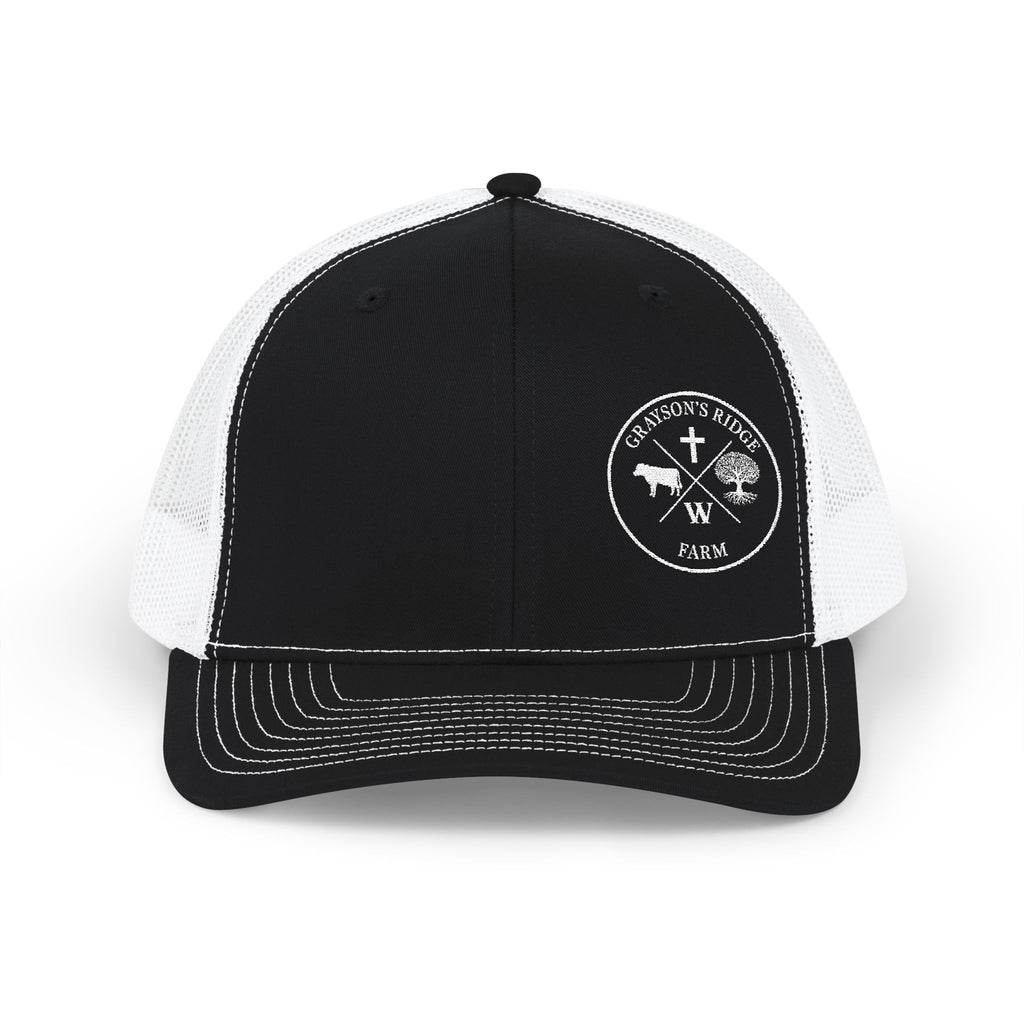 Embroidered Fishing Trucker Cap — Retro Angler Snapback