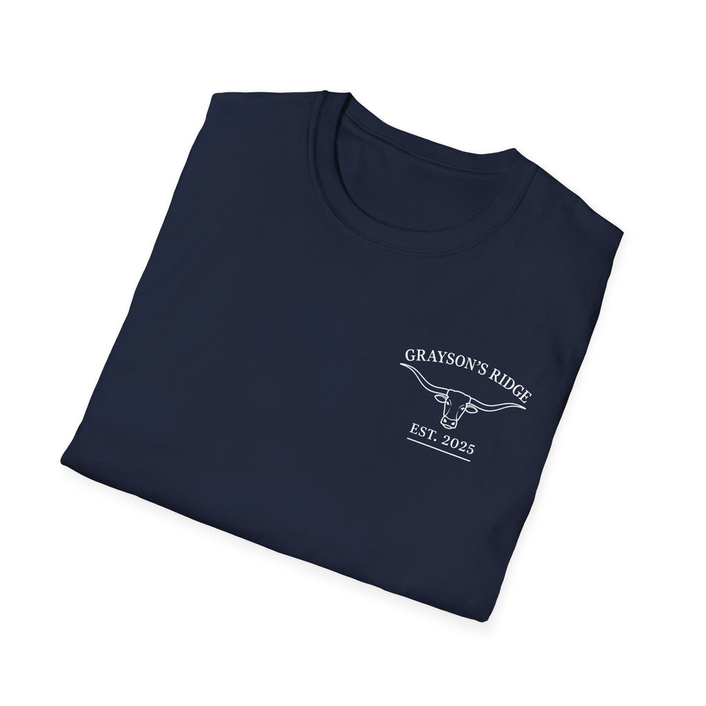 Longhorn Bull Graphic T-Shirt — Rustic Western Ranch Tee