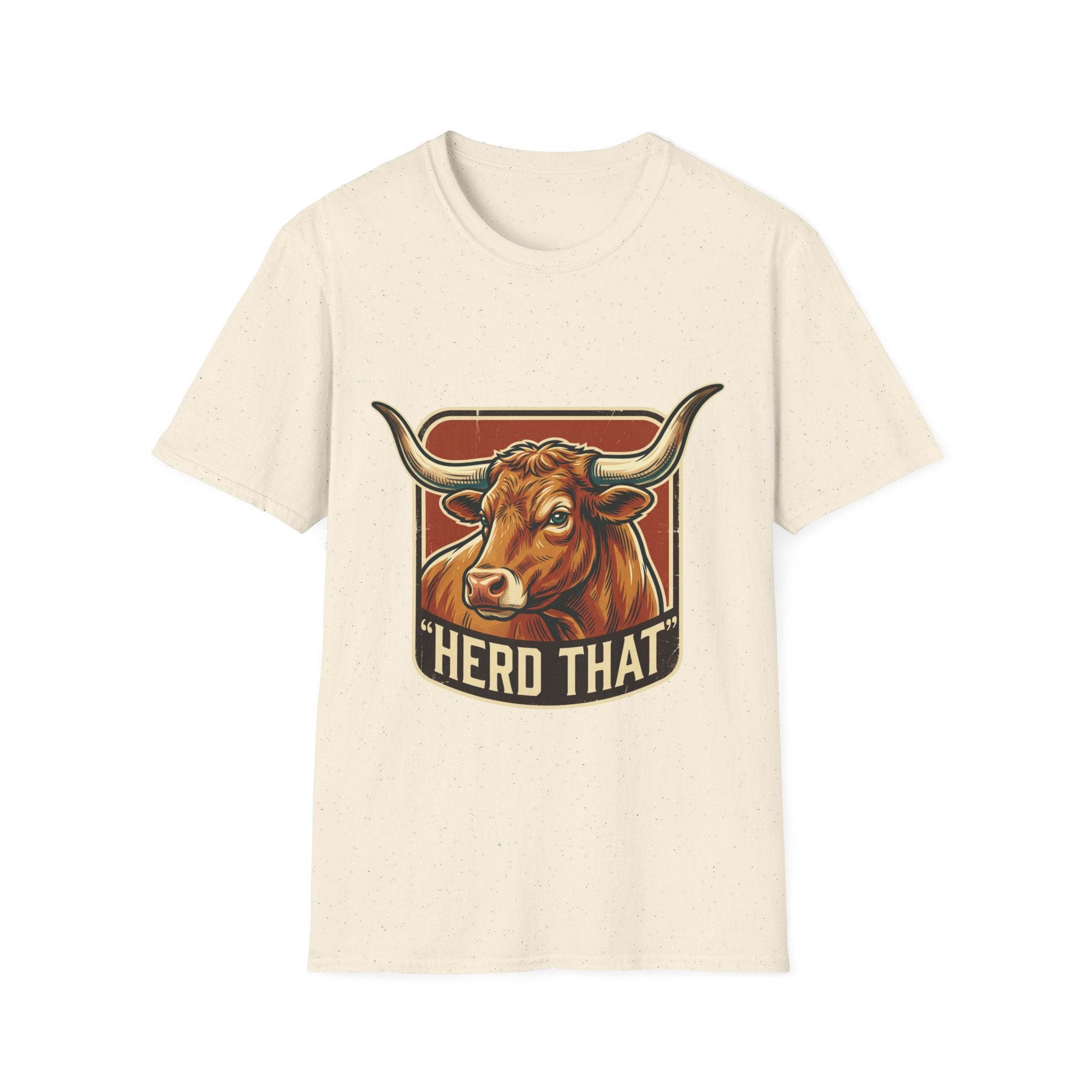 Herd That Bull Graphic T-Shirt — Farm Logo Back