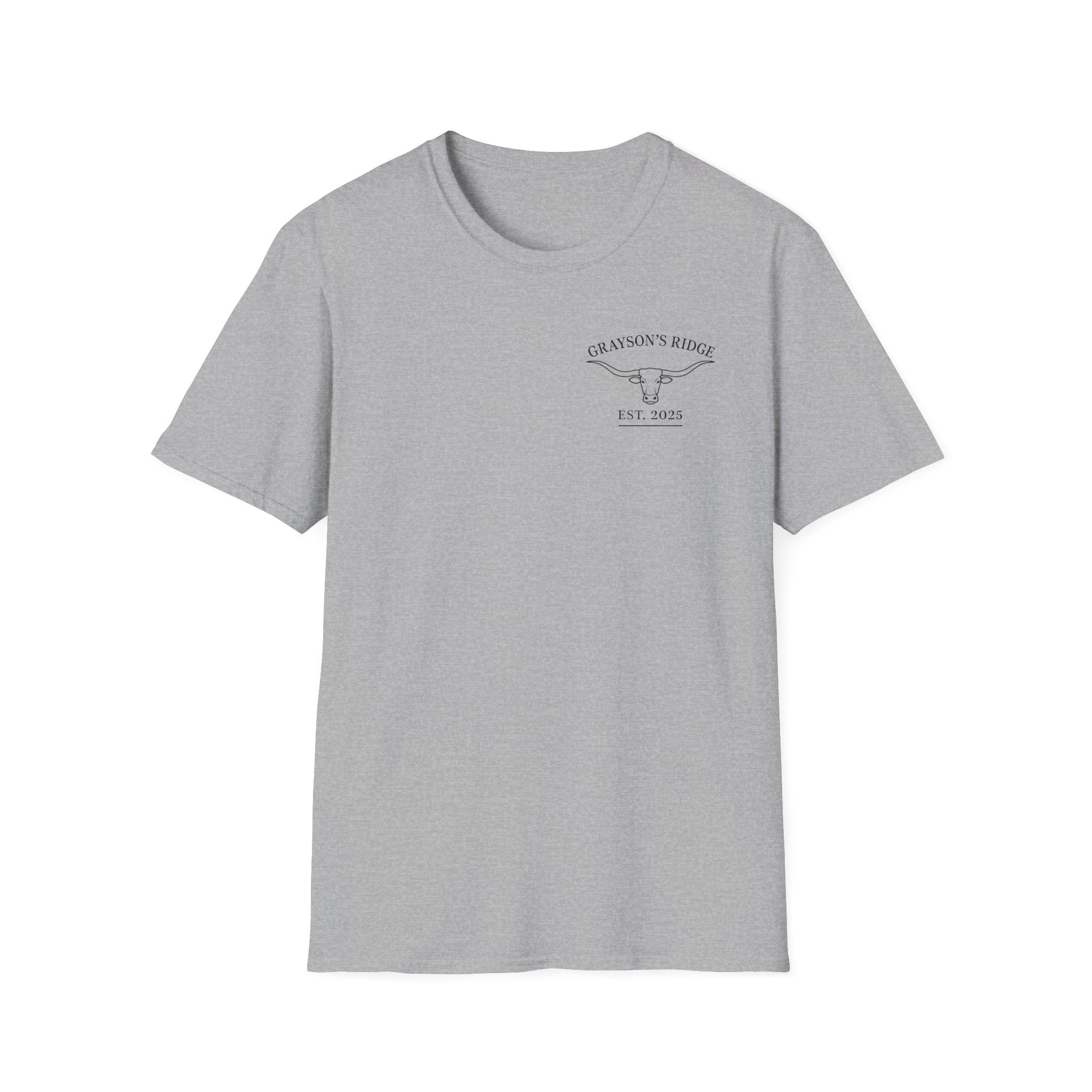 Longhorn Bull Graphic T-Shirt — Rustic Western Ranch Tee