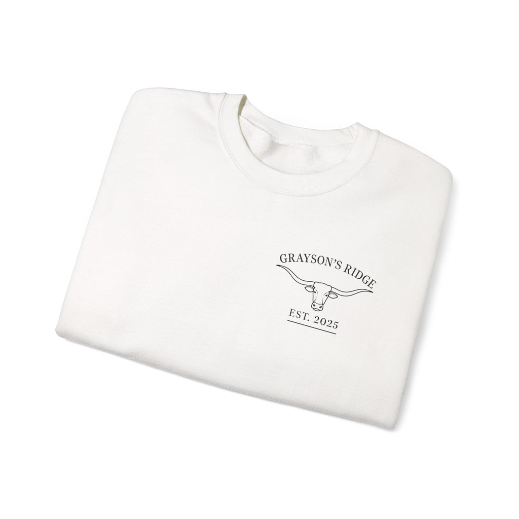Crewneck Sweatshirt — Grayson’s Farm Vintage Logo (Established 2022)