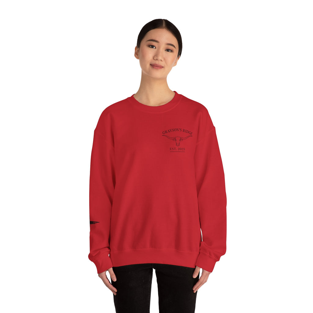 Crewneck Sweatshirt — Grayson’s Farm Vintage Logo (Established 2022)