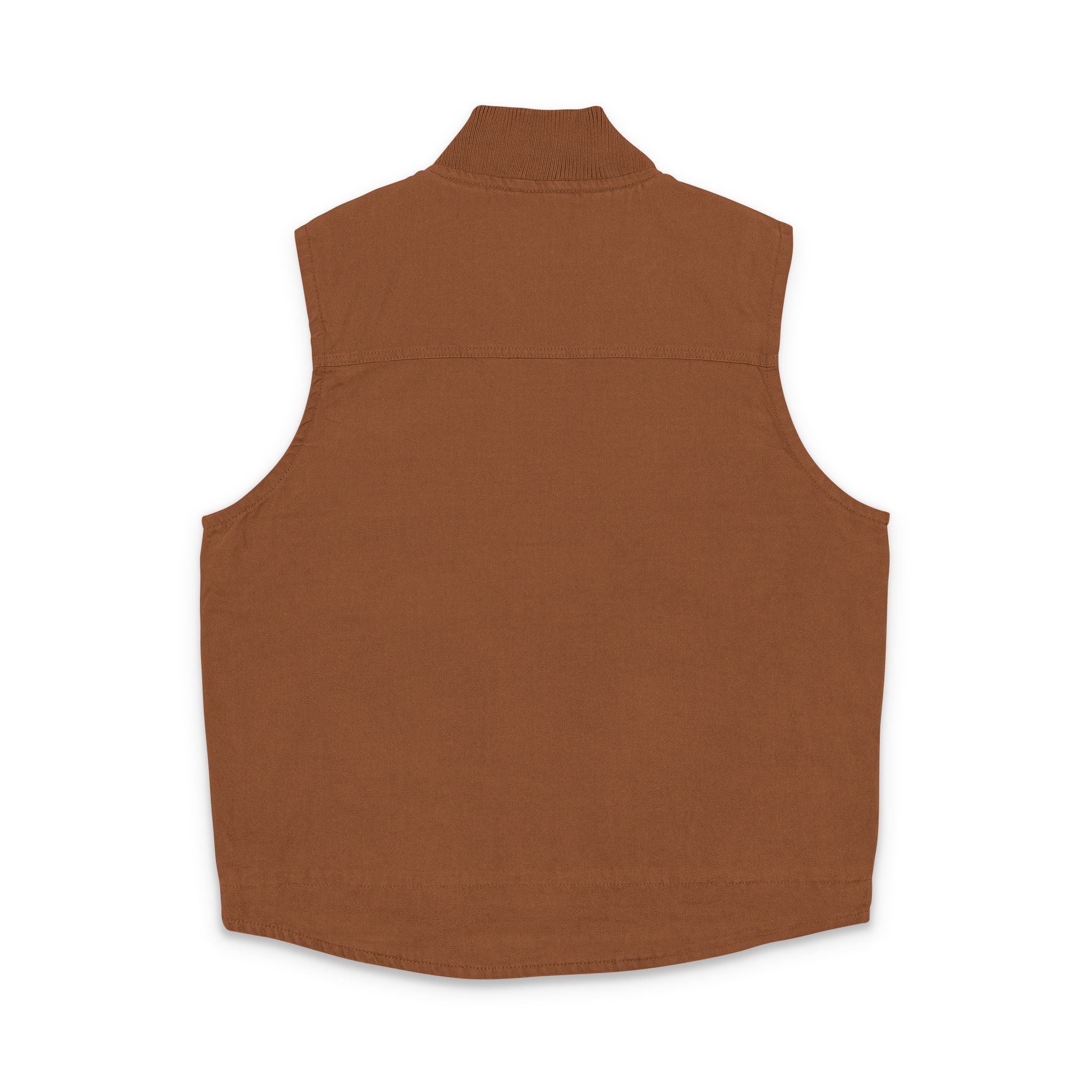 Duck Cloth Vest — Embroidered Heart & Wings Workwear Vest