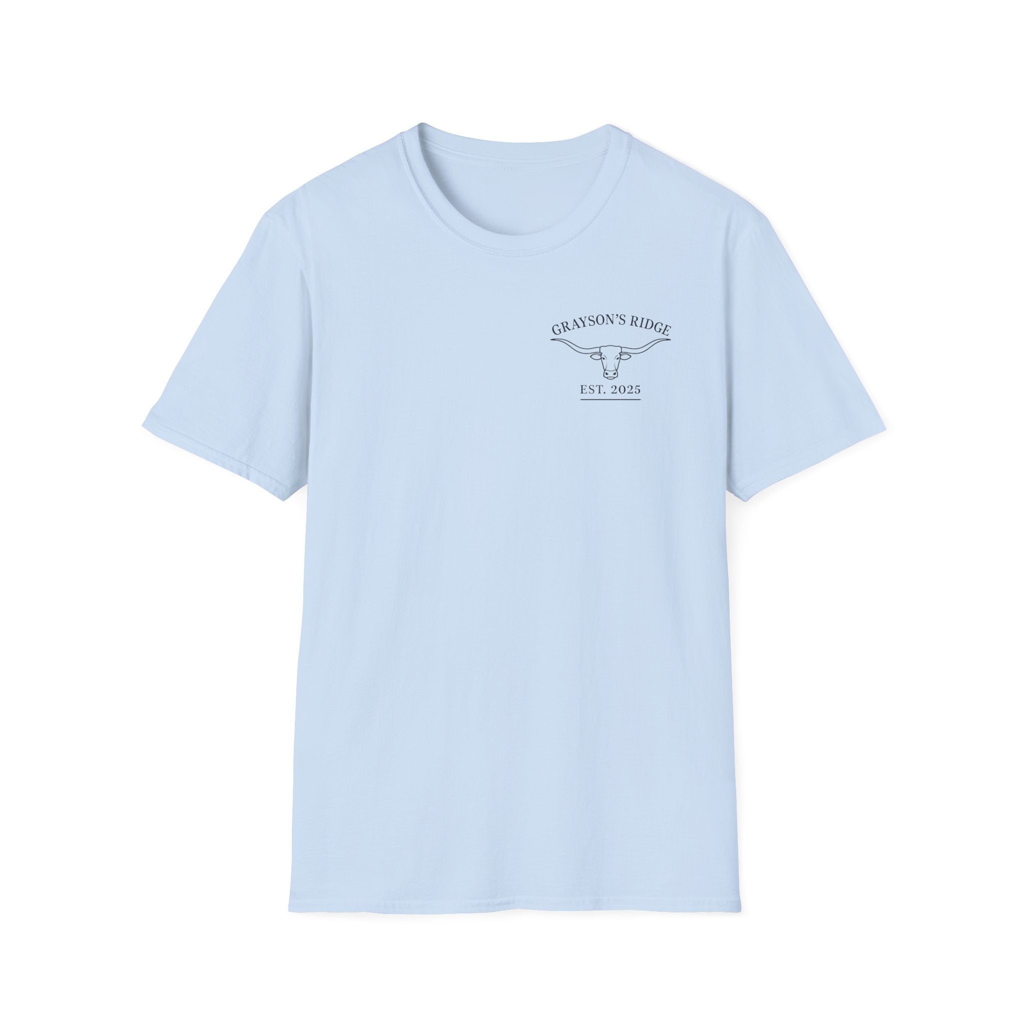 Longhorn Bull Graphic T-Shirt — Rustic Western Ranch Tee