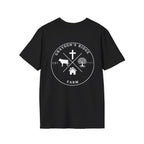 Rooted in Faith Farm T‑Shirt — 'Rooted in Faith' Longhorn & Grayson’s Ridge Farm Graphic Tee