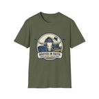 Rooted in Faith Farm T‑Shirt — 'Rooted in Faith' Longhorn & Grayson’s Ridge Farm Graphic Tee